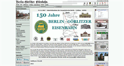 Desktop Screenshot of goerlitzer-bahn.de